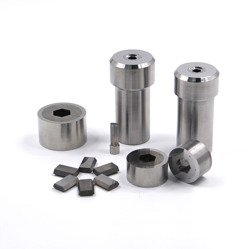 OEM ODM Hex Dies เครื่องมือการปั้นความแม่นยําสําหรับ Bolts / Nuts Hexagon HRC